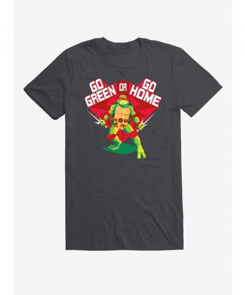 Premium Teenage Mutant Ninja Turtles Go Green or Go Home T-Shirt $7.27 T-Shirts