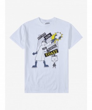 Limited Time Special Invader Zim Making Toast T-Shirt $8.99 T-Shirts