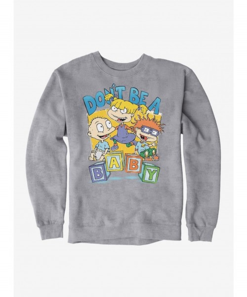 Festival Price Rugrats Angelica Tommy And Chuckie Don't Be A Baby Sweatshirt $11.51 Sweatshirts