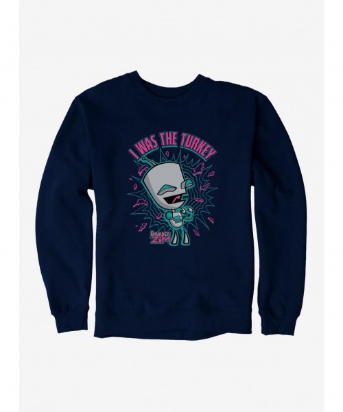 New Arrival Invader Zim I Was The Turkey Sweatshirt $14.17 Sweatshirts