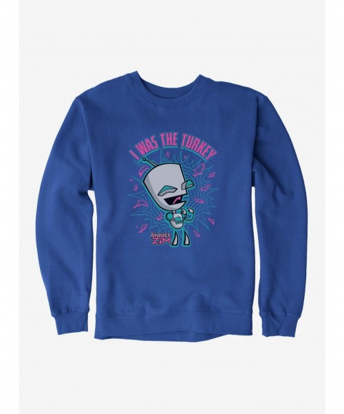 New Arrival Invader Zim I Was The Turkey Sweatshirt $14.17 Sweatshirts