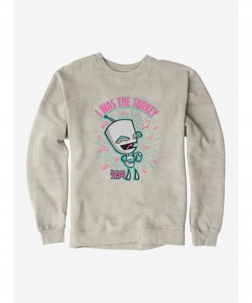 New Arrival Invader Zim I Was The Turkey Sweatshirt $14.17 Sweatshirts