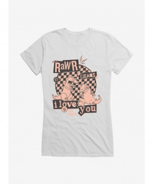 Absolute Discount Rugrats Punk Poster Rawr Means I Love You Girls T-Shirt $6.18 T-Shirts