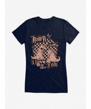 Absolute Discount Rugrats Punk Poster Rawr Means I Love You Girls T-Shirt $6.18 T-Shirts