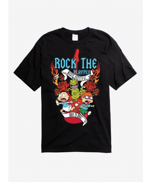 Best Deal Rugrats Rock The Playpen T-Shirt $6.31 T-Shirts