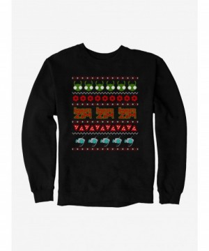 Hot Selling Invader Zim Ugly Christmas Pattern Sweatshirt $10.92 Sweatshirts