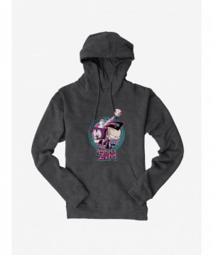 Discount Sale Invader Zim Gaz, Dib & Professor Membrane Hoodie $16.16 Hoodies