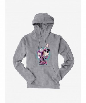 Discount Sale Invader Zim Gaz, Dib & Professor Membrane Hoodie $16.16 Hoodies