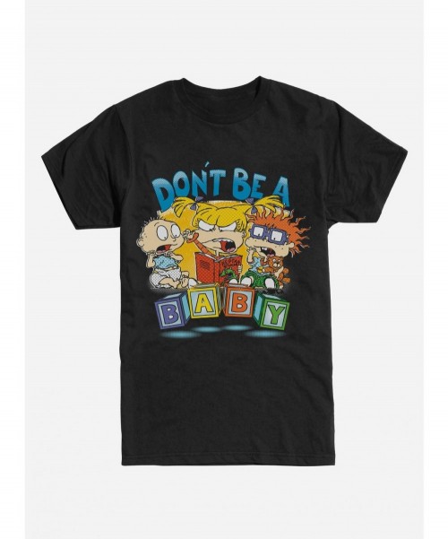 Unique Extra Soft Rugrats Don't Be A Baby T-Shirt $11.96 T-Shirts