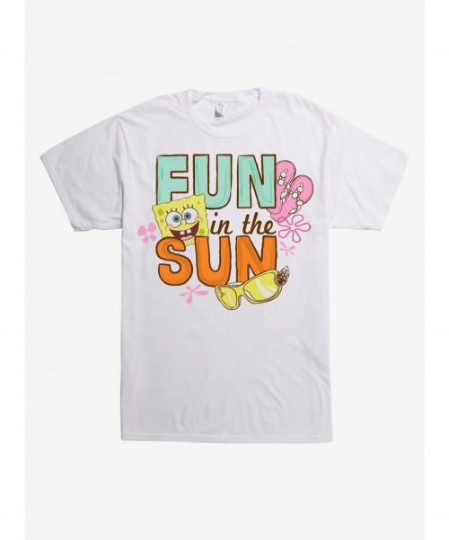 Exclusive Price SpongeBob Fun in the Sun T-Shirt $8.29 T-Shirts