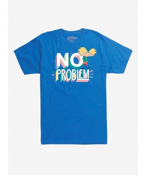 Flash Sale Hey Arnold! No Problem T-Shirt $9.18 T-Shirts