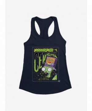 Pre-sale Discount Invader Zim I Love Cereal Girls Tank $9.76 Tanks