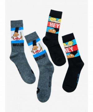 Best Deal Hey Arnold! Duo Crew Socks 2 Pair $4.23 Other Merch