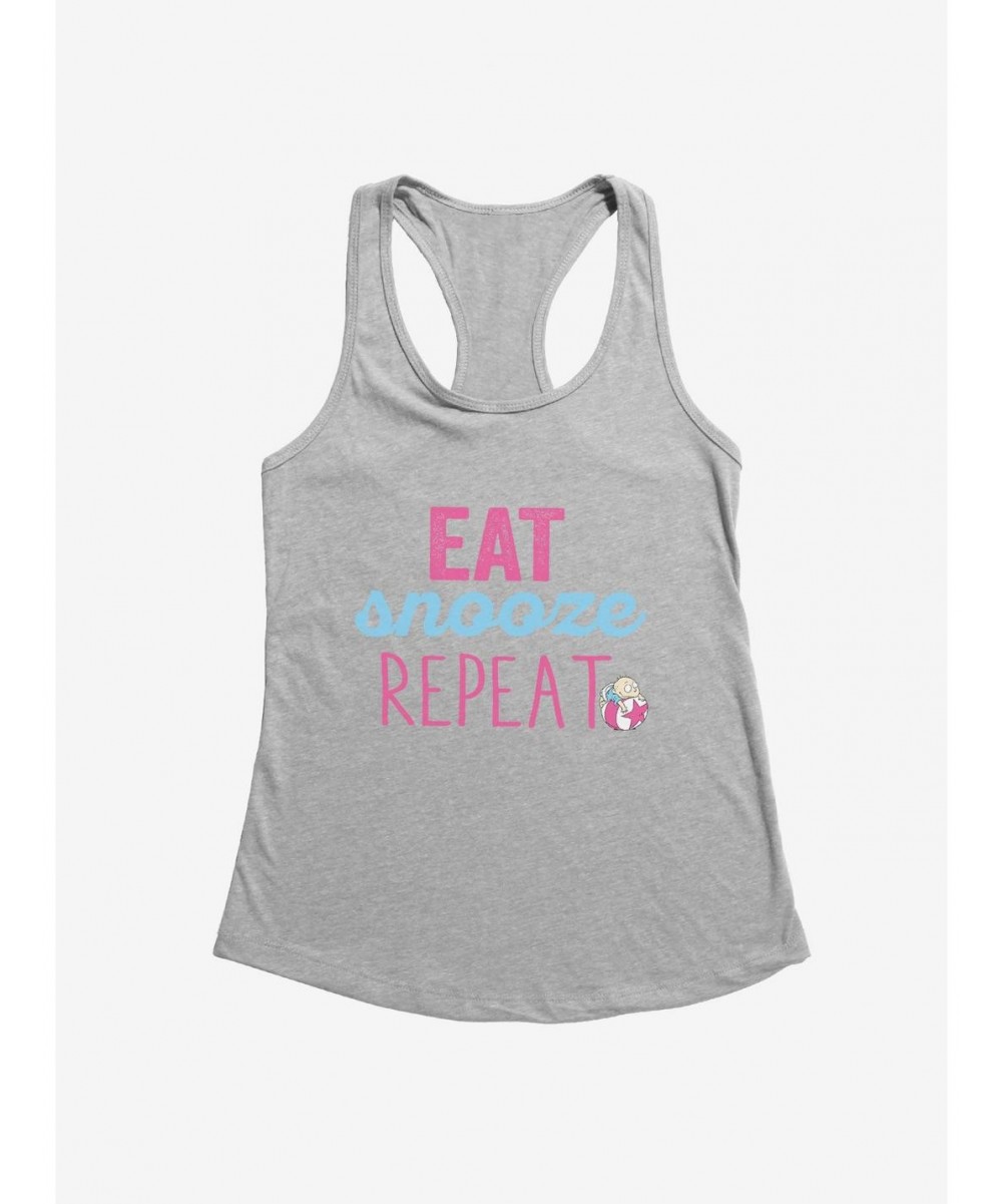 Value Item Rugrats Eat Snooze Repeat Girls Tank $7.17 Tanks