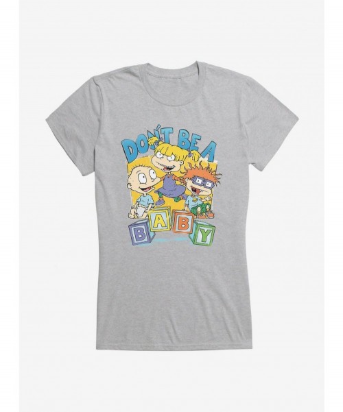 Festival Price Rugrats Don't Be A Baby Girls T-Shirt $7.57 T-Shirts