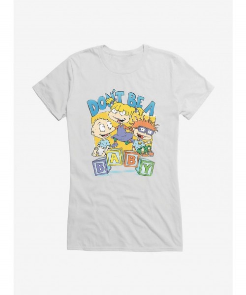 Festival Price Rugrats Don't Be A Baby Girls T-Shirt $7.57 T-Shirts