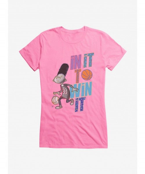 Pre-sale Hey Arnold! Gerald In It To Win It Girls T-Shirt $6.57 T-Shirts