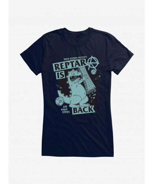 Exclusive Price Rugrats Punk Poster Reptar Is Back Girls T-Shirt $8.37 T-Shirts