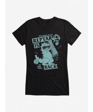 Exclusive Price Rugrats Punk Poster Reptar Is Back Girls T-Shirt $8.37 T-Shirts