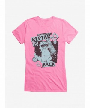 Exclusive Price Rugrats Punk Poster Reptar Is Back Girls T-Shirt $8.37 T-Shirts