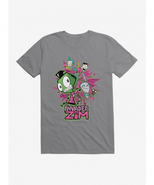 Discount Invader Zim GIR & Roboparents T-Shirt $8.22 T-Shirts