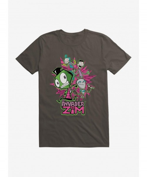 Discount Invader Zim GIR & Roboparents T-Shirt $8.22 T-Shirts