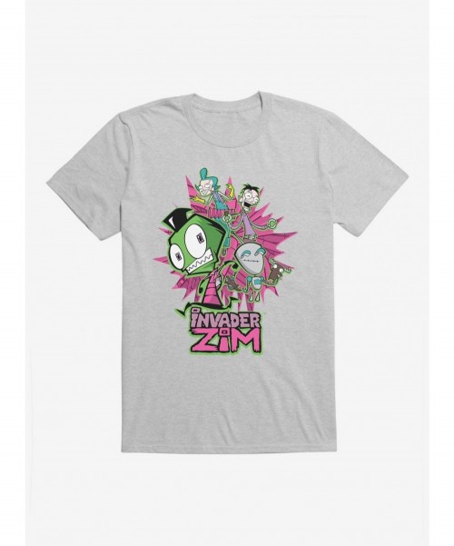 Discount Invader Zim GIR & Roboparents T-Shirt $8.22 T-Shirts