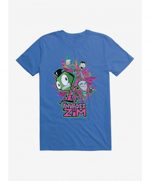 Discount Invader Zim GIR & Roboparents T-Shirt $8.22 T-Shirts