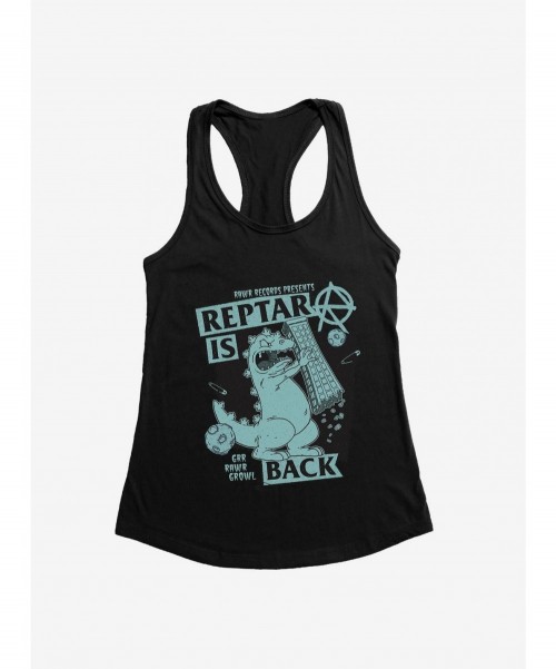 Seasonal Sale Rugrats Punk Poster Reptar Is Back Girls Tank $6.37 Tanks