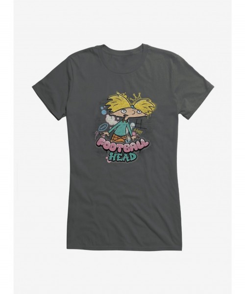 Hot Selling Hey Arnold! Football Head Girls T-Shirt $9.56 T-Shirts