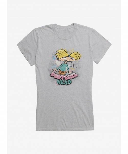 Hot Selling Hey Arnold! Football Head Girls T-Shirt $9.56 T-Shirts