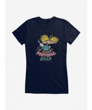 Hot Selling Hey Arnold! Football Head Girls T-Shirt $9.56 T-Shirts