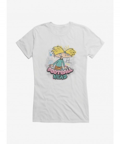 Hot Selling Hey Arnold! Football Head Girls T-Shirt $9.56 T-Shirts