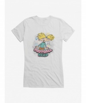 Hot Selling Hey Arnold! Football Head Girls T-Shirt $9.56 T-Shirts