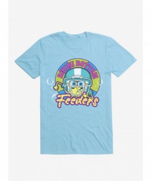 Limited-time Offer 90s SpongeBob Badge Feeders T-Shirt $6.42 T-Shirts