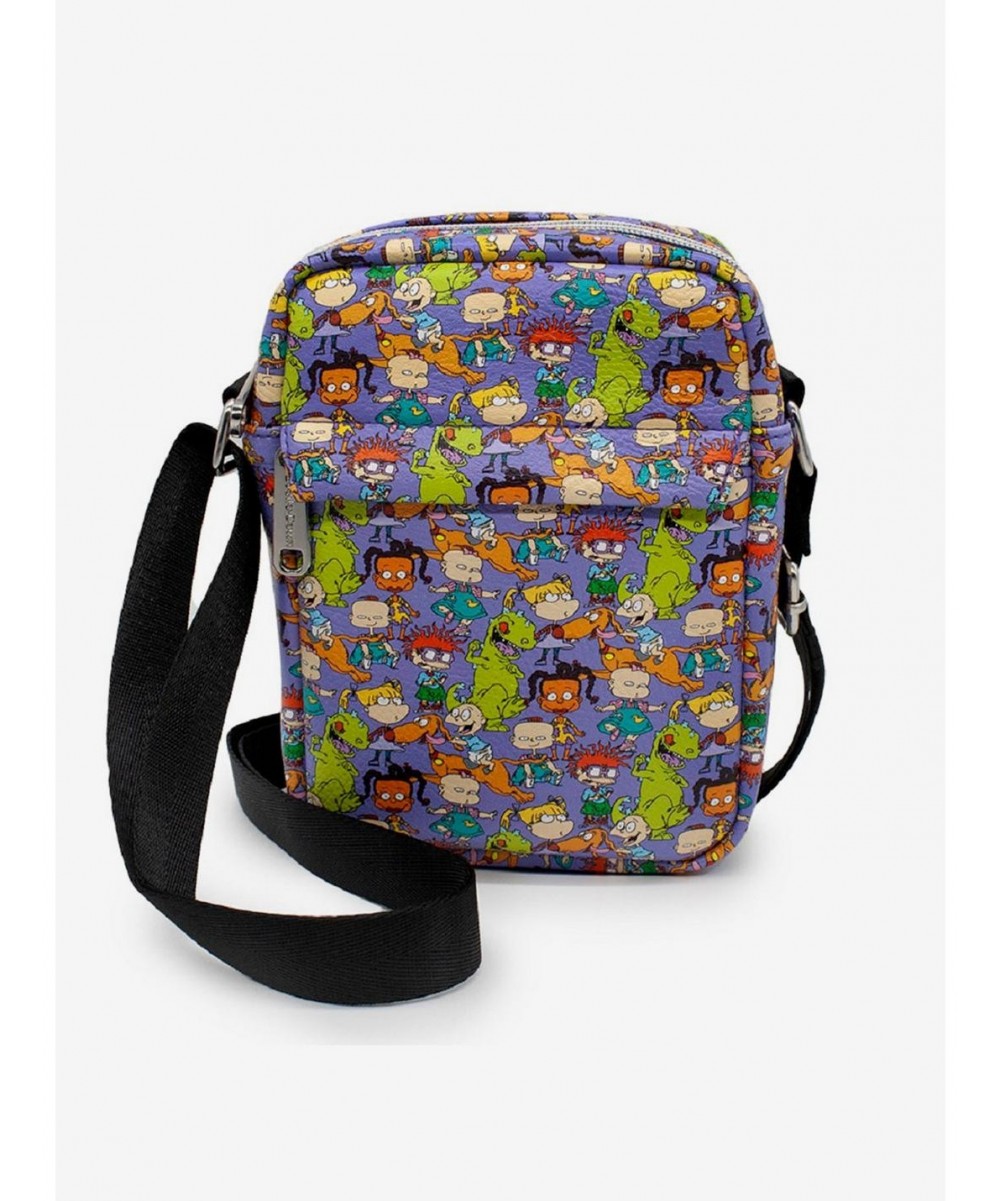 Pre-sale Discount Nickelodeon Rugrats Characters Vegan Leather Crossbody Bag $10.47 Bags