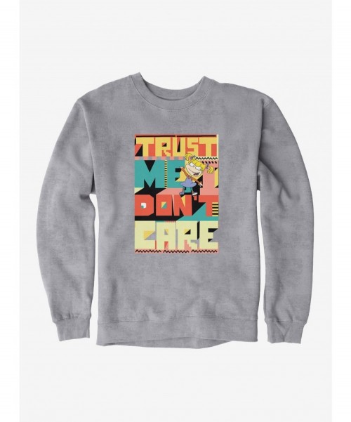 Huge Discount Rugrats Angelica Trust Me I Don't Care Sweatshirt $11.81 Sweatshirts