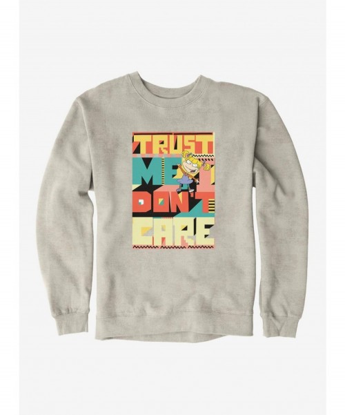 Huge Discount Rugrats Angelica Trust Me I Don't Care Sweatshirt $11.81 Sweatshirts