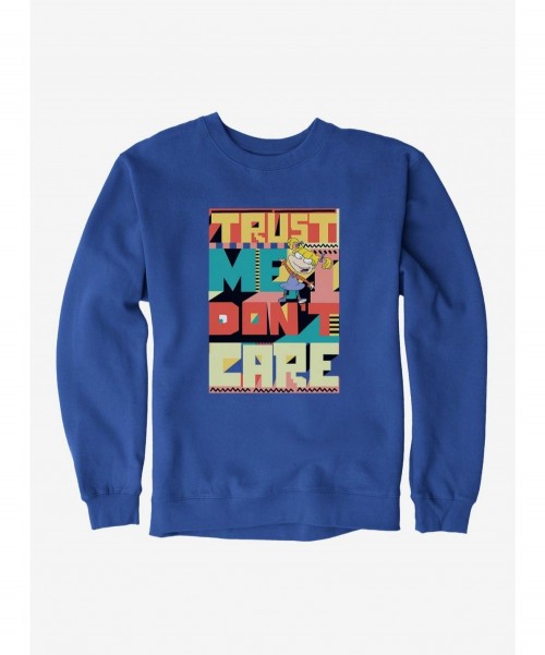 Huge Discount Rugrats Angelica Trust Me I Don't Care Sweatshirt $11.81 Sweatshirts