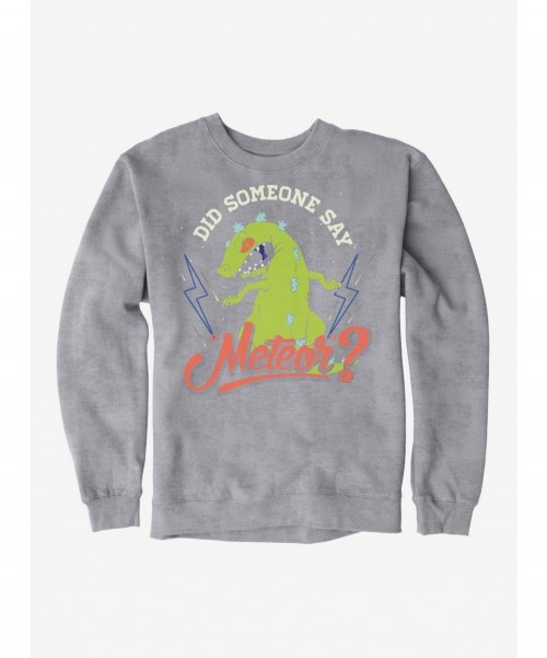 Seasonal Sale Rugrats Reptar Did Someone Say Meteor Sweatshirt $11.81 Sweatshirts