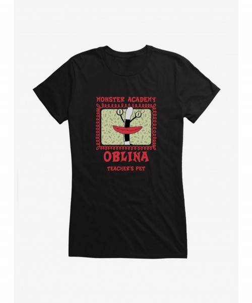 Crazy Deals Aaahh!!! Real Monsters Oblina Teacher's Pet Girls T-Shirt $8.57 T-Shirts