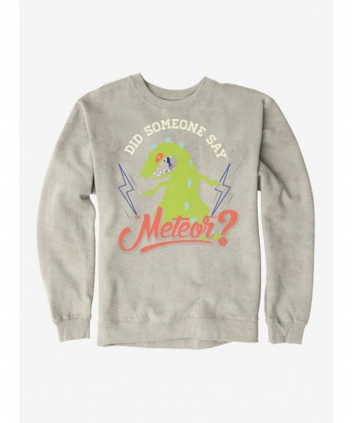 Seasonal Sale Rugrats Reptar Did Someone Say Meteor Sweatshirt $11.81 Sweatshirts