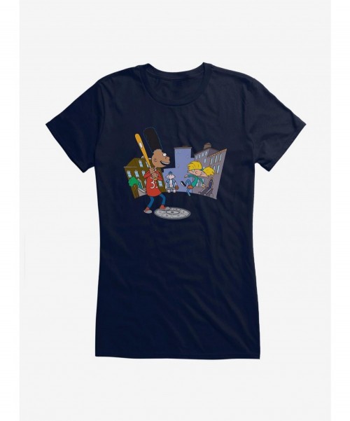 Discount Hey Arnold! Baseball Girls T-Shirt $8.17 T-Shirts