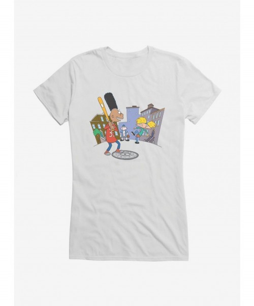 Discount Hey Arnold! Baseball Girls T-Shirt $8.17 T-Shirts