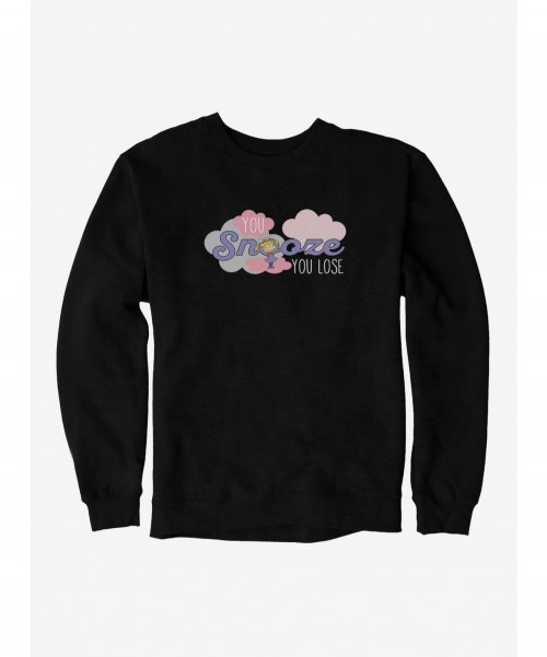 Discount Rugrats Angelica You Snooze You Lose Sweatshirt $14.46 Sweatshirts