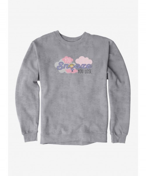 Discount Rugrats Angelica You Snooze You Lose Sweatshirt $14.46 Sweatshirts