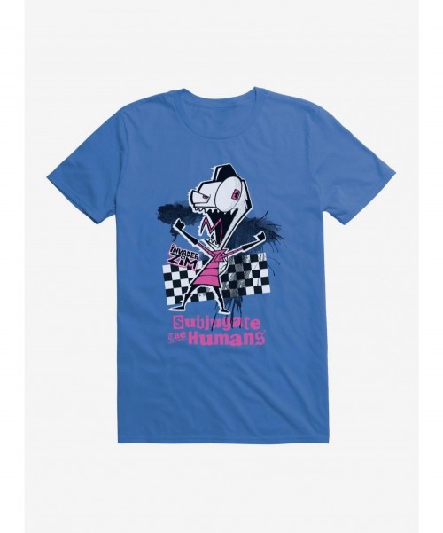 Pre-sale Discount Invader Zim Subjugate The Humans T-Shirt $9.18 T-Shirts