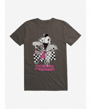 Pre-sale Discount Invader Zim Subjugate The Humans T-Shirt $9.18 T-Shirts