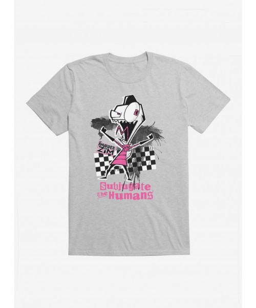 Pre-sale Discount Invader Zim Subjugate The Humans T-Shirt $9.18 T-Shirts