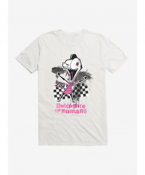 Pre-sale Discount Invader Zim Subjugate The Humans T-Shirt $9.18 T-Shirts